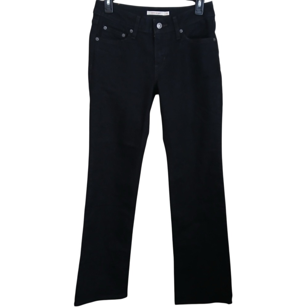 Levis Superlow Bootcut Jeans 26 Women 28x31 Black Levi's Boot Cut New NEW